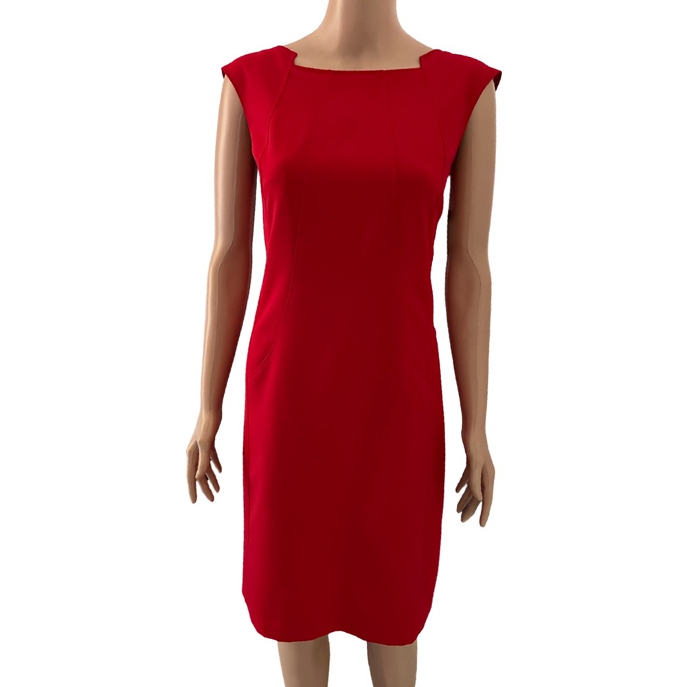 NWT Ellen Tracy cherry red dress.